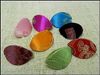 Förlovningsringar Boxar 110pcs / Lot Mix Color 2.9 * 2 tums silke Tryckt färgglada små smyckeskrin