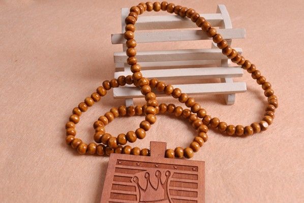 The Goodwood nyc UK Hip Hop Good wood necklace monkey pendant rosary necklace