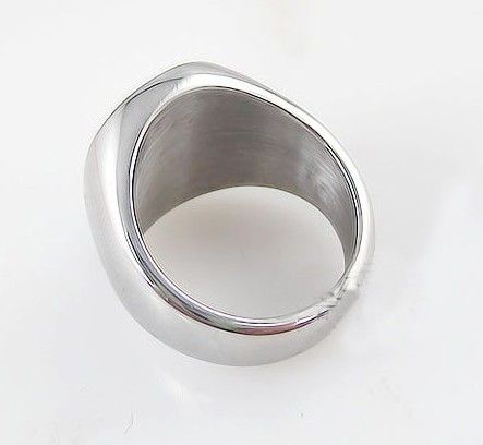 Vintage Signet Ring - Sterling Silver SZ 8.5 Gratis frakt