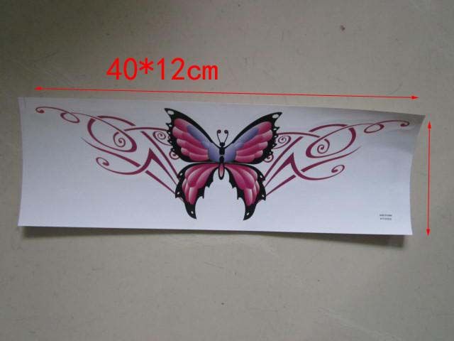 60PCS/LOT 40*12CM Butterfly Stickers decals For Car/Wall Funny Bumper Stickers vehicle decals