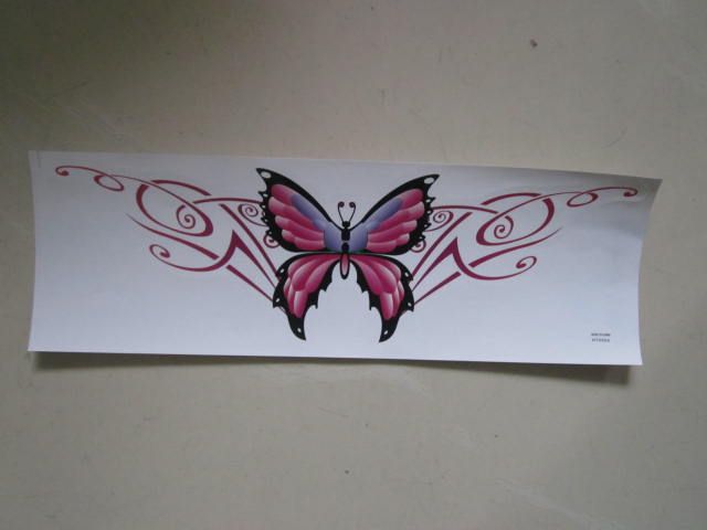 Butterfly Wall Stickers Car Stickers decals 40*12cm Car Window Stickers vehicle Emblem