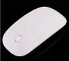 Wholesale Livraison gratuite Ultra Slim USB Wireless Souris Blanc Mini Mouse Optique Souris 30pcs / Lot
