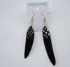 Hot sell Manual Feather jewelry Bohemia style Peacock Feather Earrings Feather Earrings 100pcs