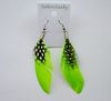 Hot sell Manual Feather jewelry Bohemia style Peacock Feather Earrings Feather Earrings 100pcs