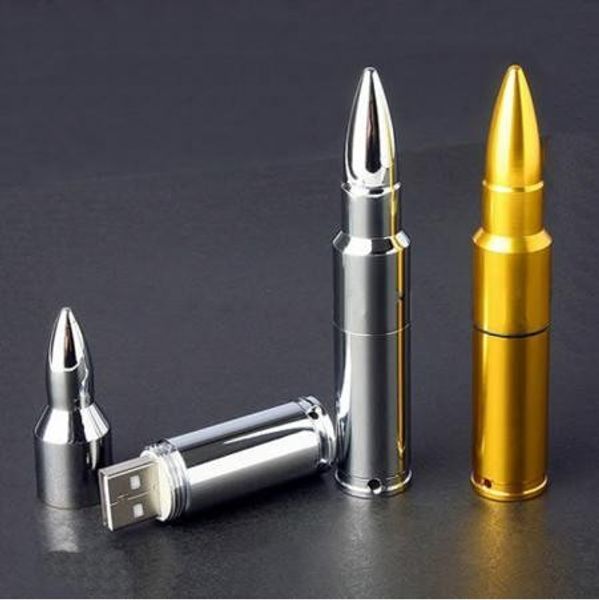 

Подлинная 4 ГБ 8 ГБ 16 ГБ металлическая пуля Форма USB 2.0 флэш-накопитель
