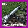 1 sztuk 65W / 55W / 45 W HID Xenon Akumulator Latarka 6000 Lumen 3 tryb Spotlight czarny / srebrny