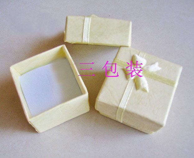 Caixa de presente de jóias embalagem para anel brincos caixa de presente caixa de embalagem lot6092012