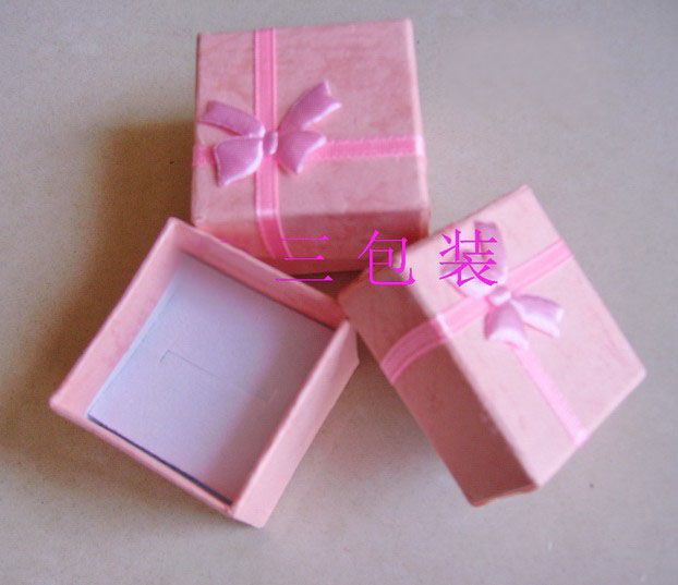 Caja de regalo de joyería, embalaje para anillo, pendientes, caja de regalo, caja de embalaje lot1644330