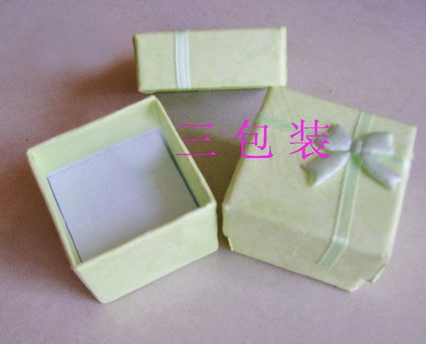 Caixa de presente de jóias embalagem para anel brincos caixa de presente caixa de embalagem lot6092012