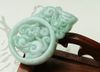 Natural white color of jade, double-sided engraving. The money Pixiu.Pendant. Necklace.
