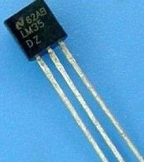 NSC LM35D TO92 Precision Celsius temperatursensorer