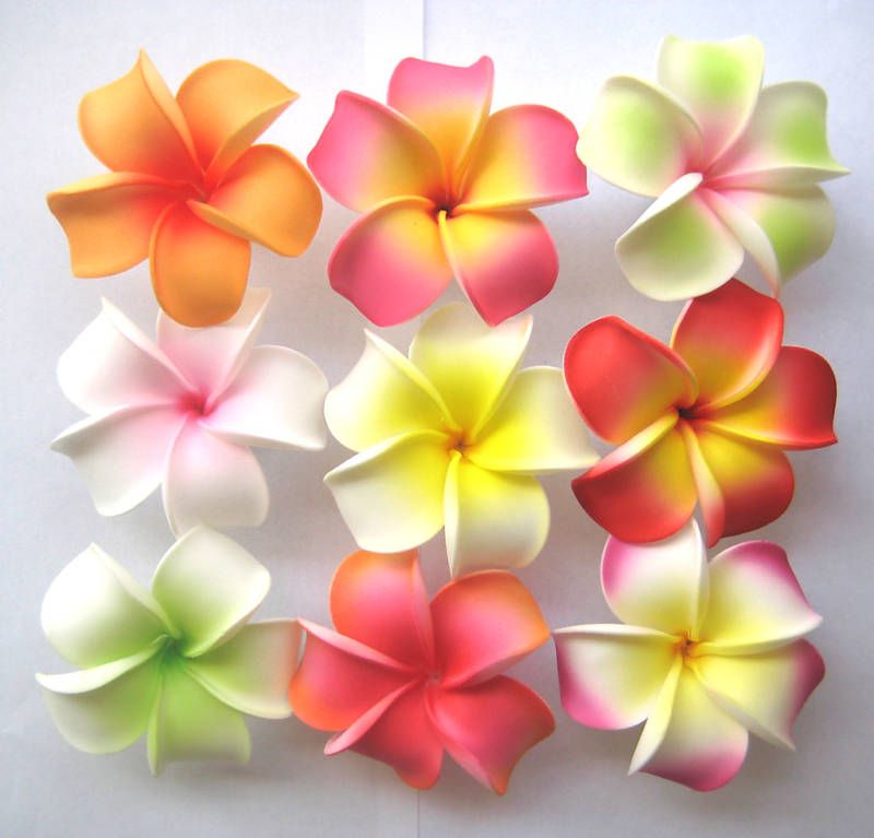 Artificial Plumeria Flower Hair Clips/ Hairpins/Girl Decorate Wear