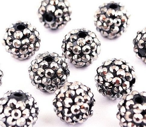 10 мм 12 мм 14 мм 16 мм баскетбольные жены Серьги DIY RASE SPACER BEADS 1200PCS2092258