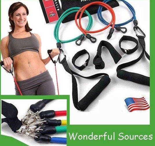 Sale Fitness Resistance Bands Set Resistance Tube Elastic Exercise