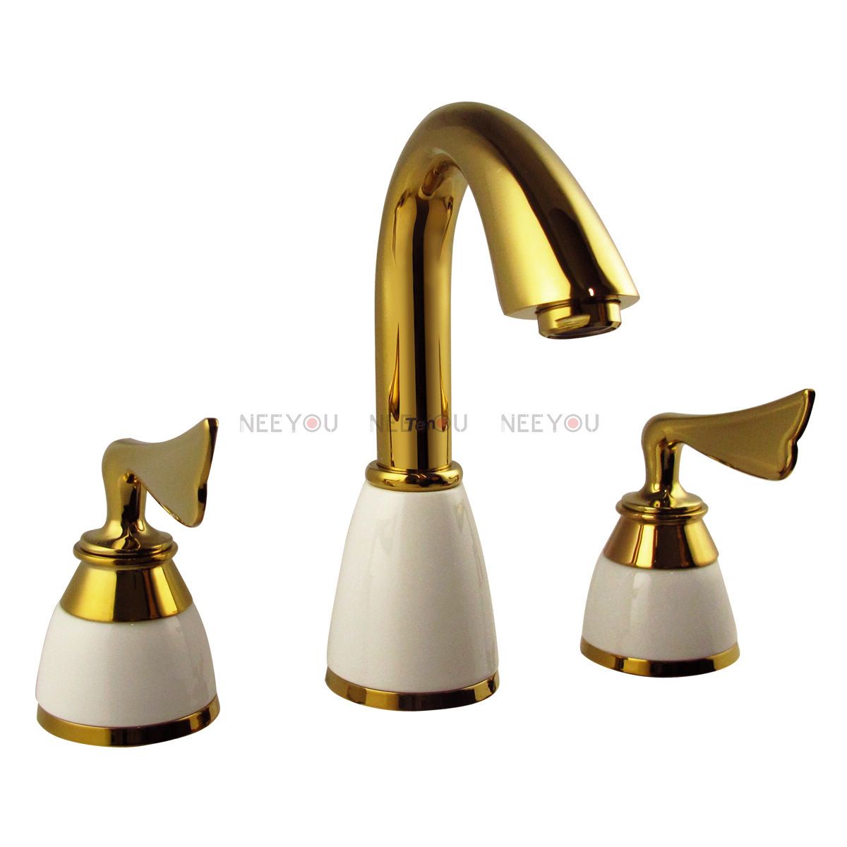 2020 Basin Faucet Brass With Ceramic Bathroom Mixer Titanium Gold