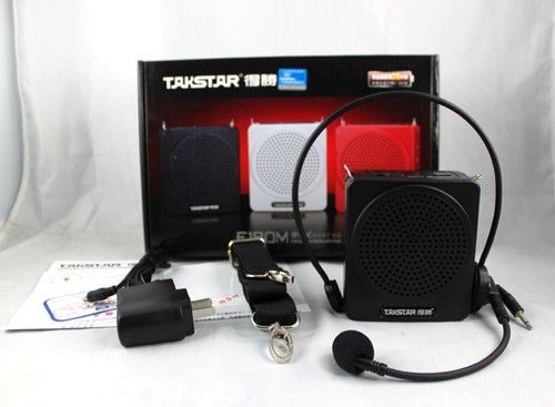 Marka Hot Taktar E180M Przenośny Wiszący Waist Wzmacniacz U Disk TF Card MP3 Odtwarzanie Czarny Bezpłatny statek