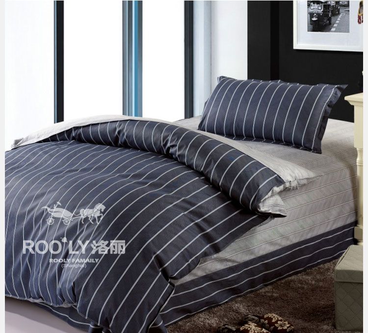 Fashion Home Textile Male Man Gentleman Printbedding Set