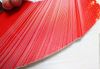 150pcs / lot opvallende reflecterende lijm gevaar Waarschuwing tape rood wit 30 * 5cm