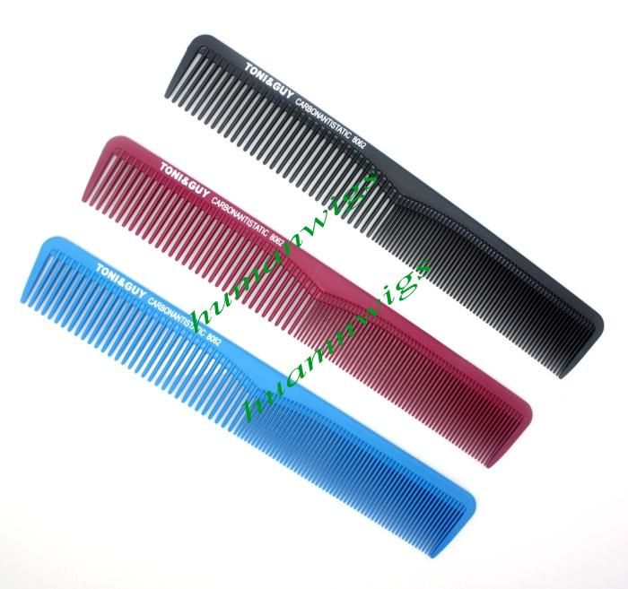 Pettini capelli professionali antistatici ad alta temperatura, pettine parrucchieri, fibra di carbonio prodotta, 60 pezzi