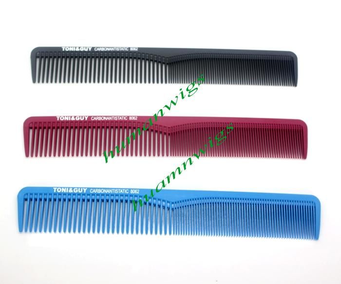 Pettini capelli professionali antistatici ad alta temperatura, pettine parrucchieri, fibra di carbonio prodotta, 60 pezzi