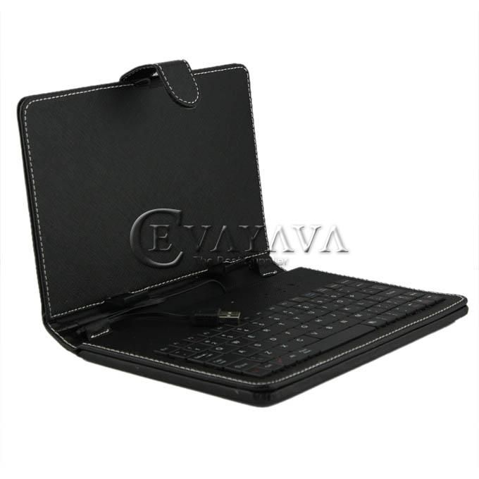 7 Inch Keyboard Case For Android Tablet PC Leather Case With USB