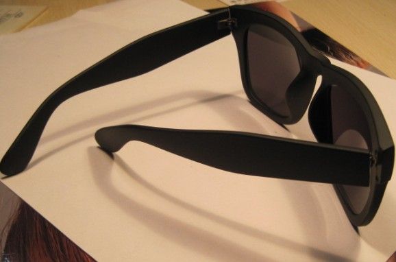 El Negro Gafas de sol de los nuevos vidrios
