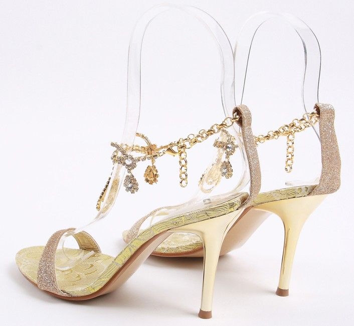 Rhinestones Sparkling Dazzing High Heel Prom Evening Party Lady Bridal