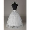 In Stock Gelin Petticoat Altluk 1 Katmanlı 3-kasnak Beyaz Net Crinoline Geleceğin Elbisesi ile Gidiş