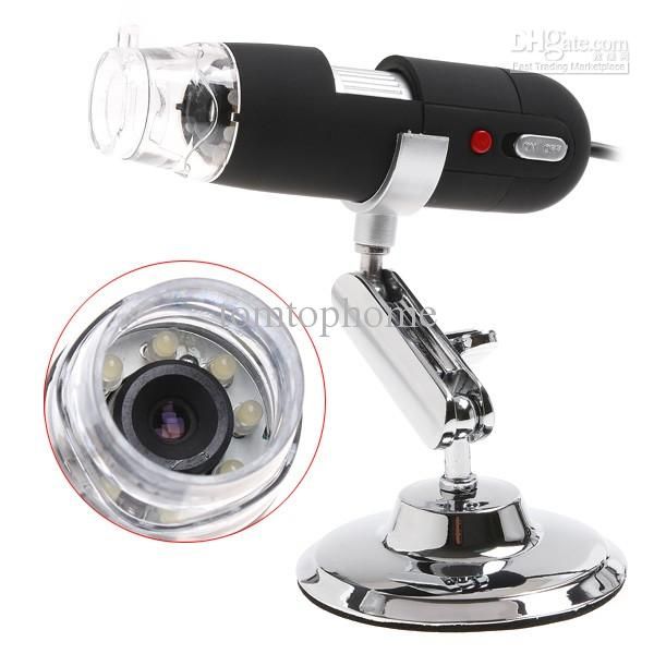 2MP 800X USB Digital Microscope Endoscope 8 LED Magnifier Camera Cam PC