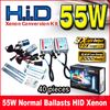 50PCS 55W Normala Ballast HID Xenon Conversion Kit äkta AC A / C digitala ballast H1 H3 H4 H7 9-16V