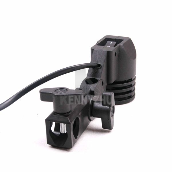 Enkellampa Bulbhållare E27 AC-socket Slave Flash Swivel Bracket Light Mount EU-kontakt