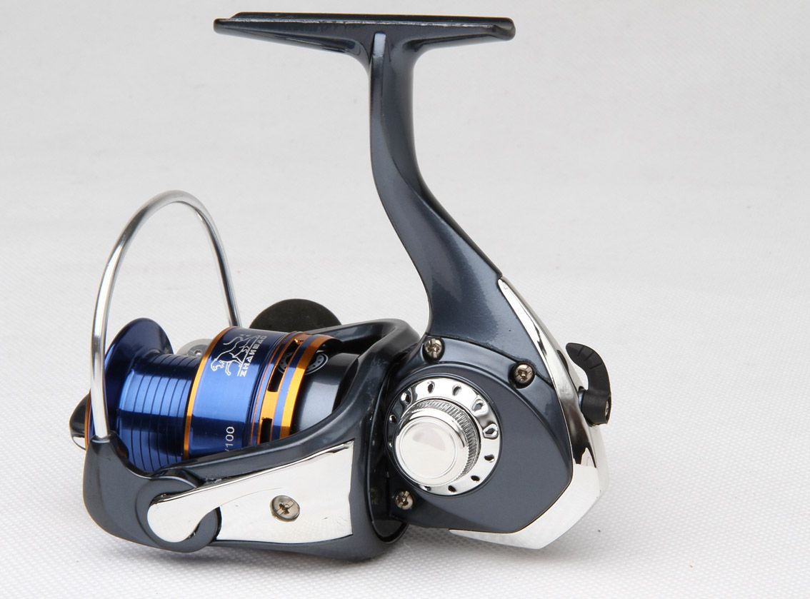 Kołowrotek wędkarski Wędkarstwo Spinner Laure Casting Reel 4 + 1BB Fising Reel / Lustro Malarstwo, Miękki Gumowy Uchwyt