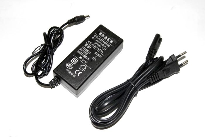 Adaptador de alimentação DC 12V 4A 48W HASF1204000 Carregador AC 100V - 240V Fonte de alimentação com plugue UE/EUA/BS