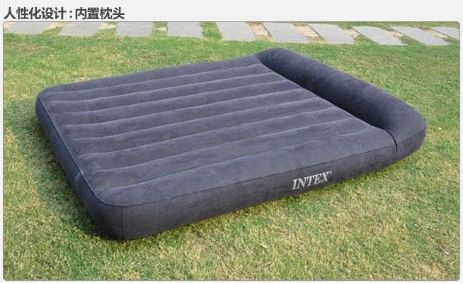 queen size air bed intex 66769 bulit in pillow air mattress free queen size air bed