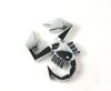 10pcs/LOT Personalized Car Stickers Metal Silver Scorpions Car Stickers and Decals Car Emblem Eadge