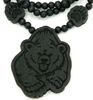 25pcs Bear Piece Good Wood Necklace Goodwood NYC And 36 Inch Wood Necklace Chain/ Paws