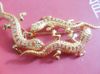 2021 Nowe Broszki Jewlery Gecko 18k Real Gold Bydlery Broszka z diamentami Stop Materiał