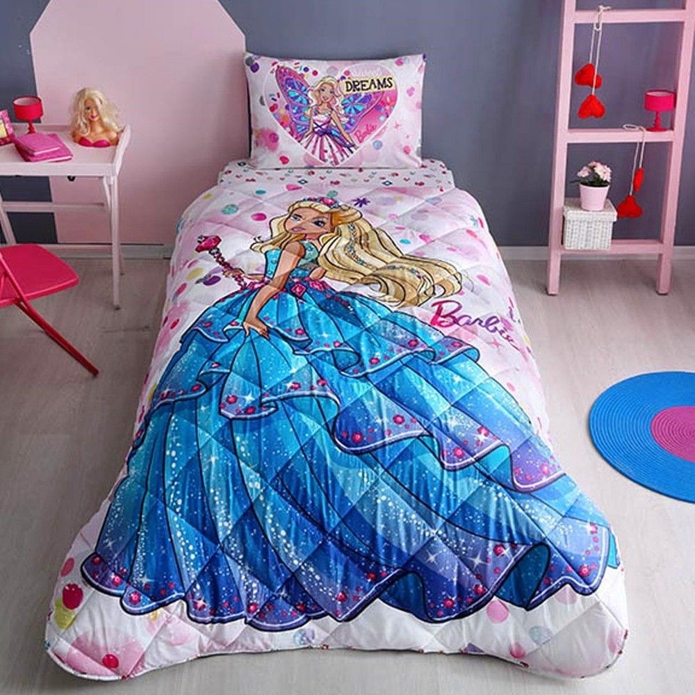 barbie comforter set full