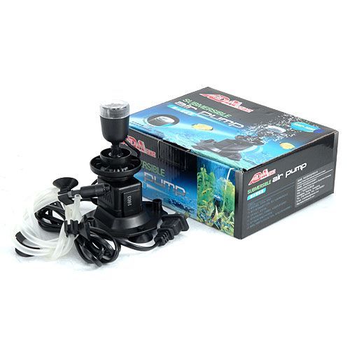 Fish Aquarium Fish Tank Submersible Air Pump 50 130L/H LED Light 220