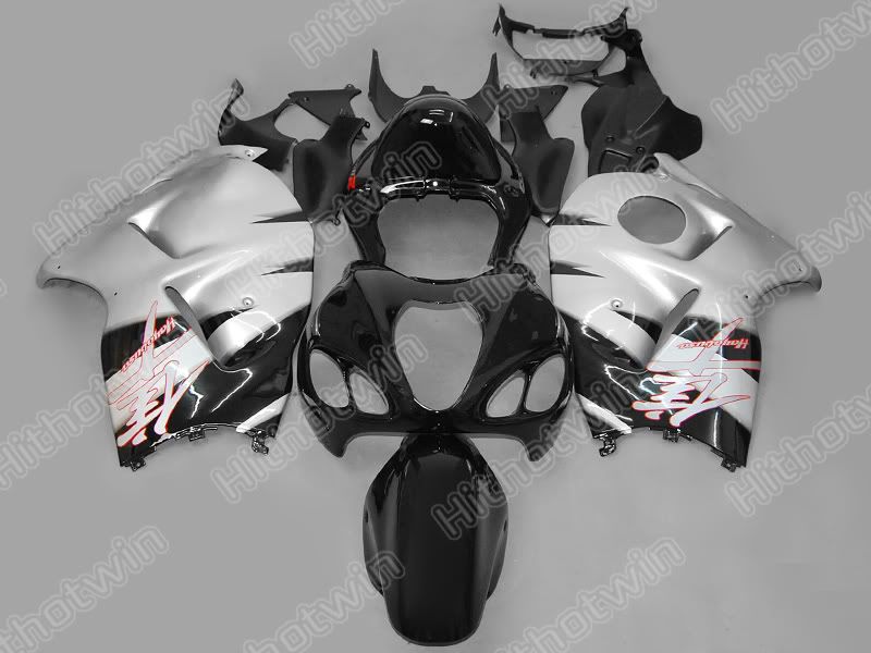 

Silver black Injection mold cusotm fairing kit for SUZUKI GSX1300R GSX 1300R hayabusa 1996 - 2007 GSX 1300R, Multi-color