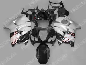 Silver black Injection mold cusotm fairing kit for SUZUKI GSX1300R GSX 1300R hayabusa 1996 - 2007 GSX 1300R