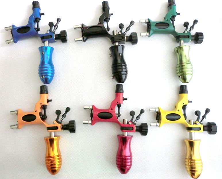 6colours random color dragonfly rotary tattoo machine gun with 6colours random color dragonfly rotary tattoo machine gun with