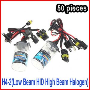 Wholesale h4 35w hid lamp for sale - Group buy 50 PAIRS V W H4 Low Beam HID High Beam Halogen HID Xenon AC Replacement Bulbs Lamps Sprae H13 Combined Mix Same Price