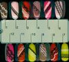 36pcs / lot neuf décalcomanes d'ongles fantaisie Nail Art Sticker Ligne de dentelle Sceau Blanc Black Flower 3D Nail Patch