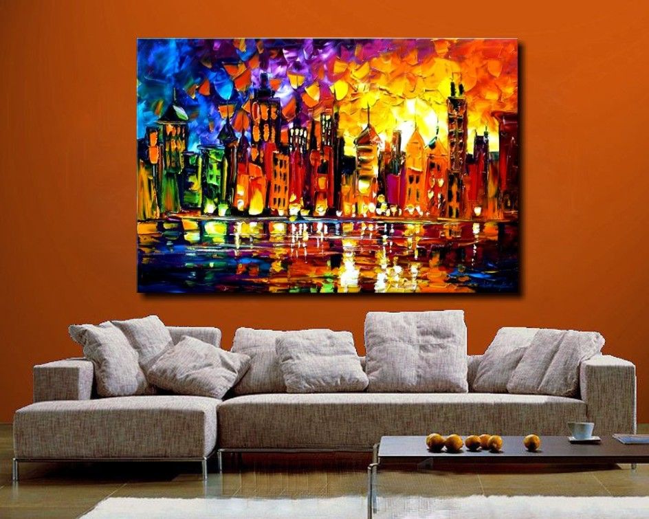 100 Hand Painted Large Canvas Oil Painting Modern Abstract Wall Art