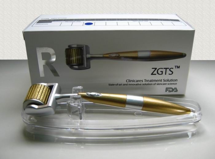 50 stks/partij ZGTS derma roller 192 titanium naalden, Titanium legering naald derma roller, 192 naald derma roller voor huid schoonheid.