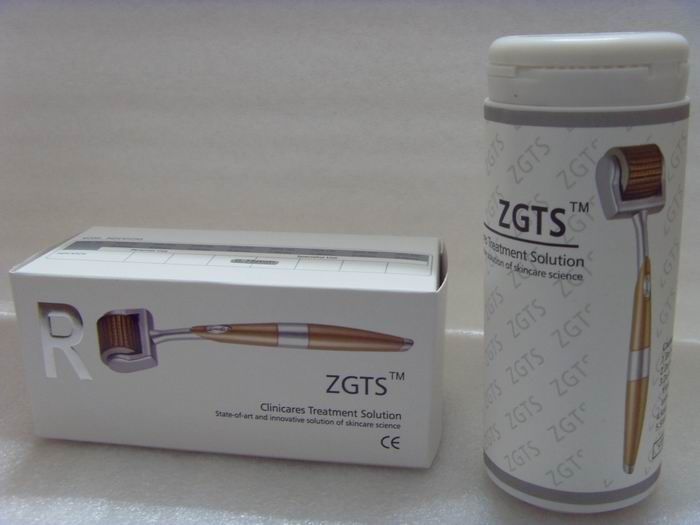 50 stks/partij ZGTS derma roller 192 titanium naalden, Titanium legering naald derma roller, 192 naald derma roller voor huid schoonheid.
