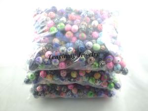 Polymer clay beads free shipping, mixed color 10mm clay jewelry fittings wholesale, clay loose beads