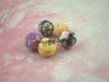 Polymer clay beads free shipping, mixed color 10mm clay jewelry fittings wholesale, clay loose beads