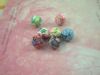 Polymer clay beads free shipping, mixed color 10mm clay jewelry fittings wholesale, clay loose beads